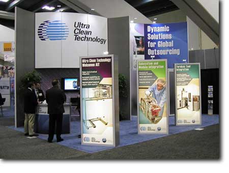 Ultra Clean Technologies Trade Show Booth - StartupFactory, LLC